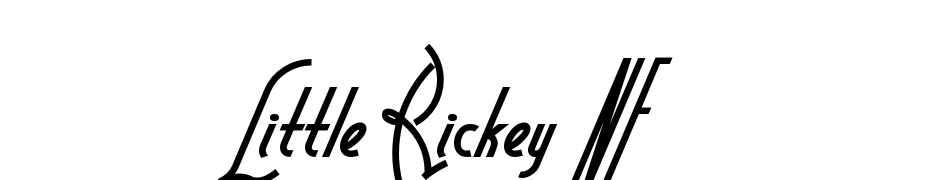 Little Rickey NF Schrift Herunterladen Kostenlos